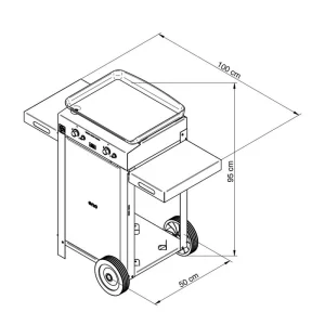 Combo Plancha Initial 50 Inox