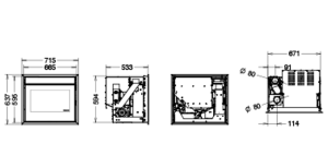 Inserto a pellet Esprit 600 - Thermorossi