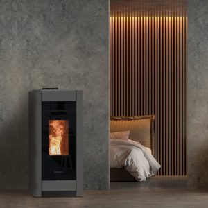 Termostufa a pellet - Thermorossi Essenza Idra 18 Metalcolor