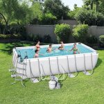 Piscina Rettangolare Power Steel 412x201x122 cm