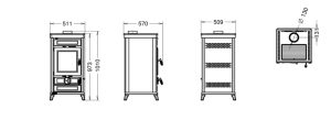 Stufa a legna - Thermorossi Ilaria Evo Easy