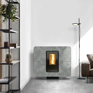 Stufa a pellet - Thermossi SlimQuadro 11 Style Gres