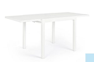 Tavolo Allungabile Pelagius 83-166x80 Bianco Bizzotto