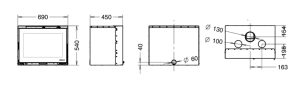 Inserto a legna Skyline 540 - Thermorossi