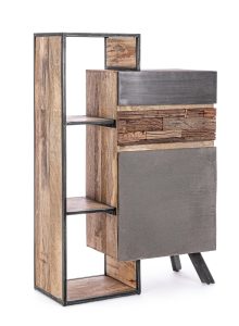 Mobile Manchester 1A-2C: Legno Mango, Acciaio