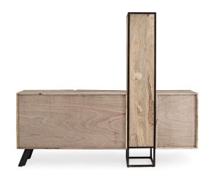 Credenza Manchester 2A-2C: Legno Mango, Acciaio