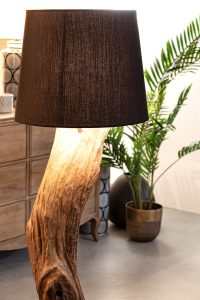 PIANTANA KLETA NERO H120: Legno Teak